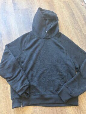 Nike APS Axis Performance System Thermafit Black Sweatshirt Hoodie Size Medium